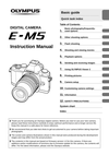 Cover of Olympus E M5 Camera Instruction Manual