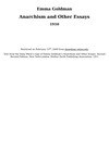 Cover of Anarchism and Other Essays